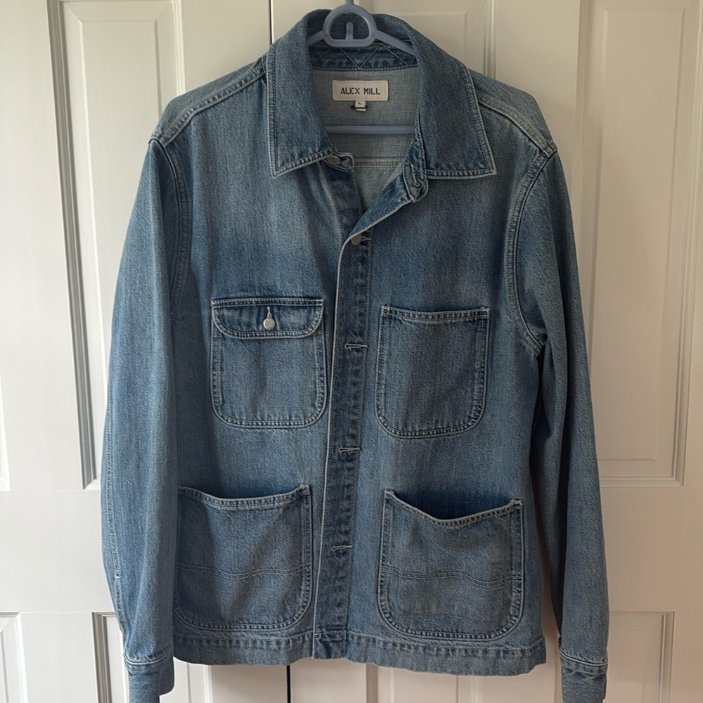 Alex Mill denim chore jacket size large
